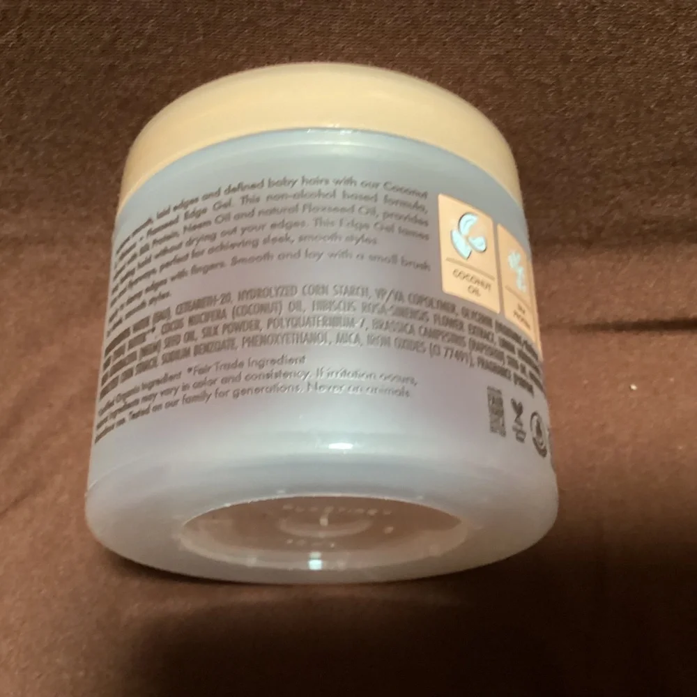 Shea Moisture Coconut & Hibiscus + Flaxseed Edge Gel 3.5 oz New